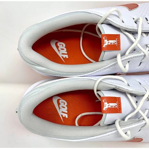 Nike Air Zoom Victory Tour 3 Golf Shoes White Orange Men's Size 6 FQ3273-102 - Picture 8 of 10